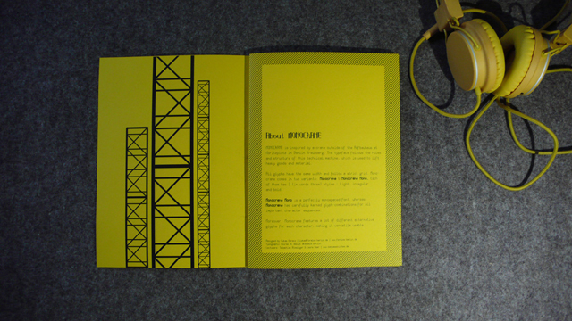 Schriftgestaltung Monocrane Mono