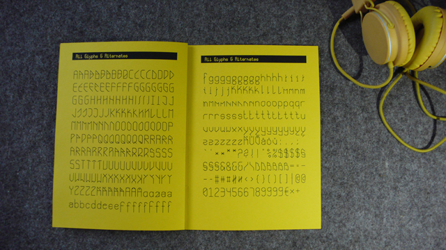 Schriftgestaltung Monocrane Mono