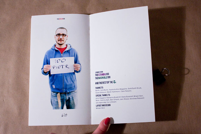Buchgestaltung: The Berlin 100