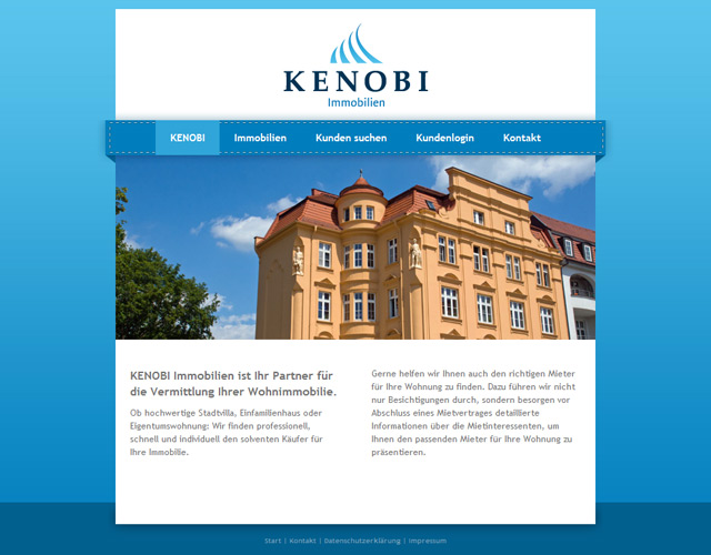 Corporate Design: Kenobi Immobilien