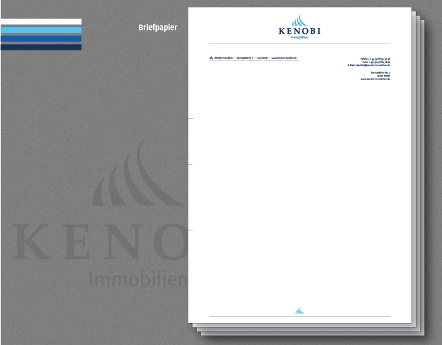 Corporate Design: Kenobi Immobilien