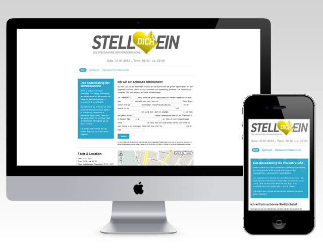 Responsive Webdesign: Kommunikationsforum Stelldichein