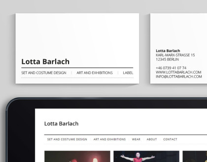 Corporate Design Branding Webdesign Lotta Barlach