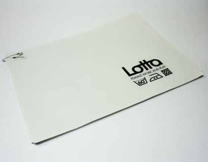 Printdesign Katalog LOTTA Fashionweek 2014