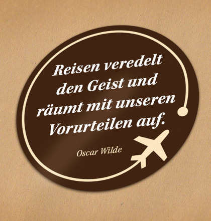 Corporate Design MyTravelGoods Aufkleber