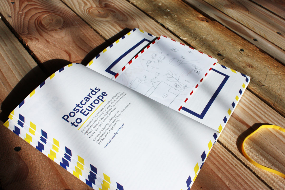 LetterstoEurope-Postcards-Bookdesign-Buchgestaltung-Cover-GefluechteteFrauen-06 In den Büchern befinden sich die „Postcards to Europe“