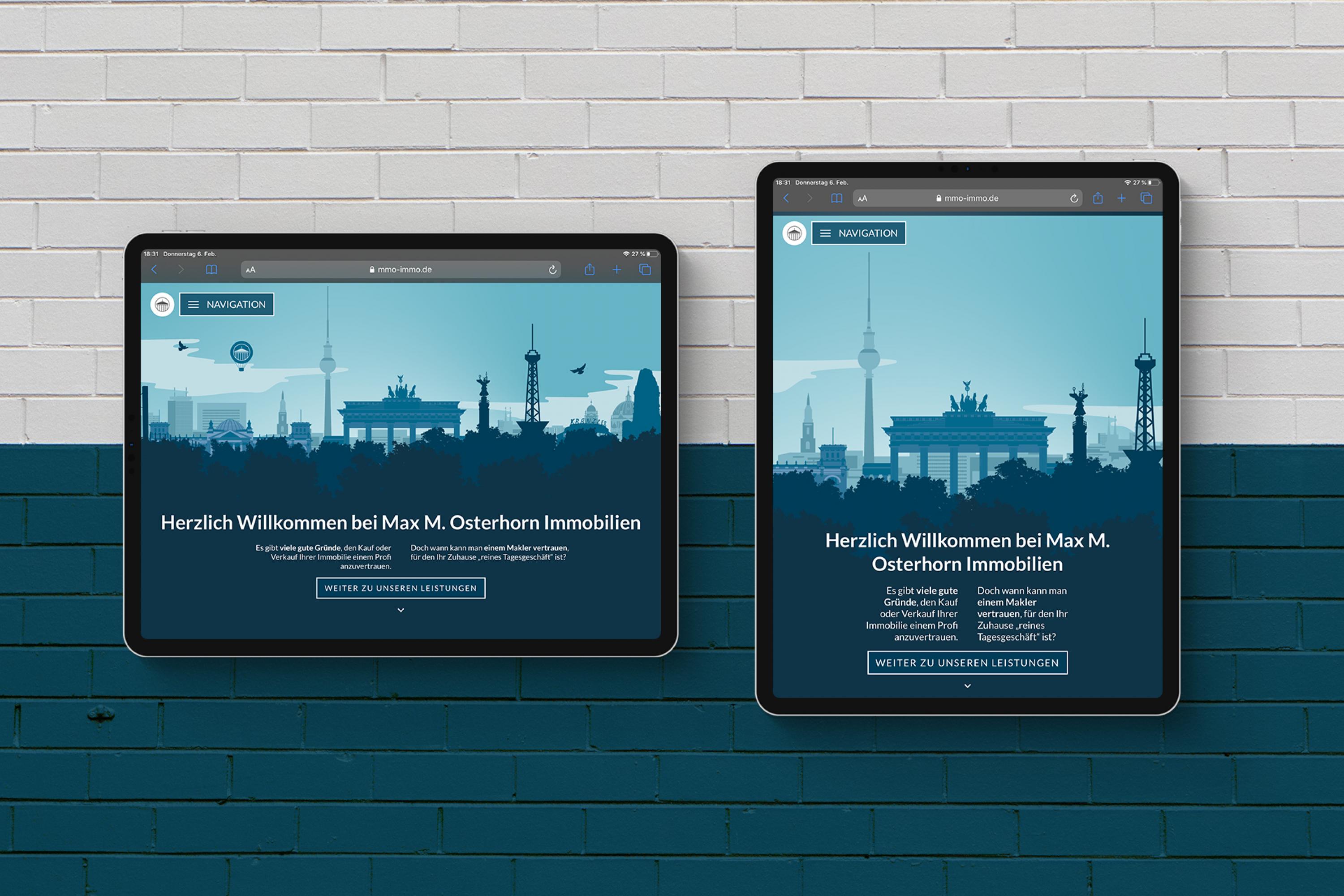 Max-Osterhorn-Immobilien-Webdesign-Website-Formlos-Berlin-Tablet Testbeschreibung für das Bild