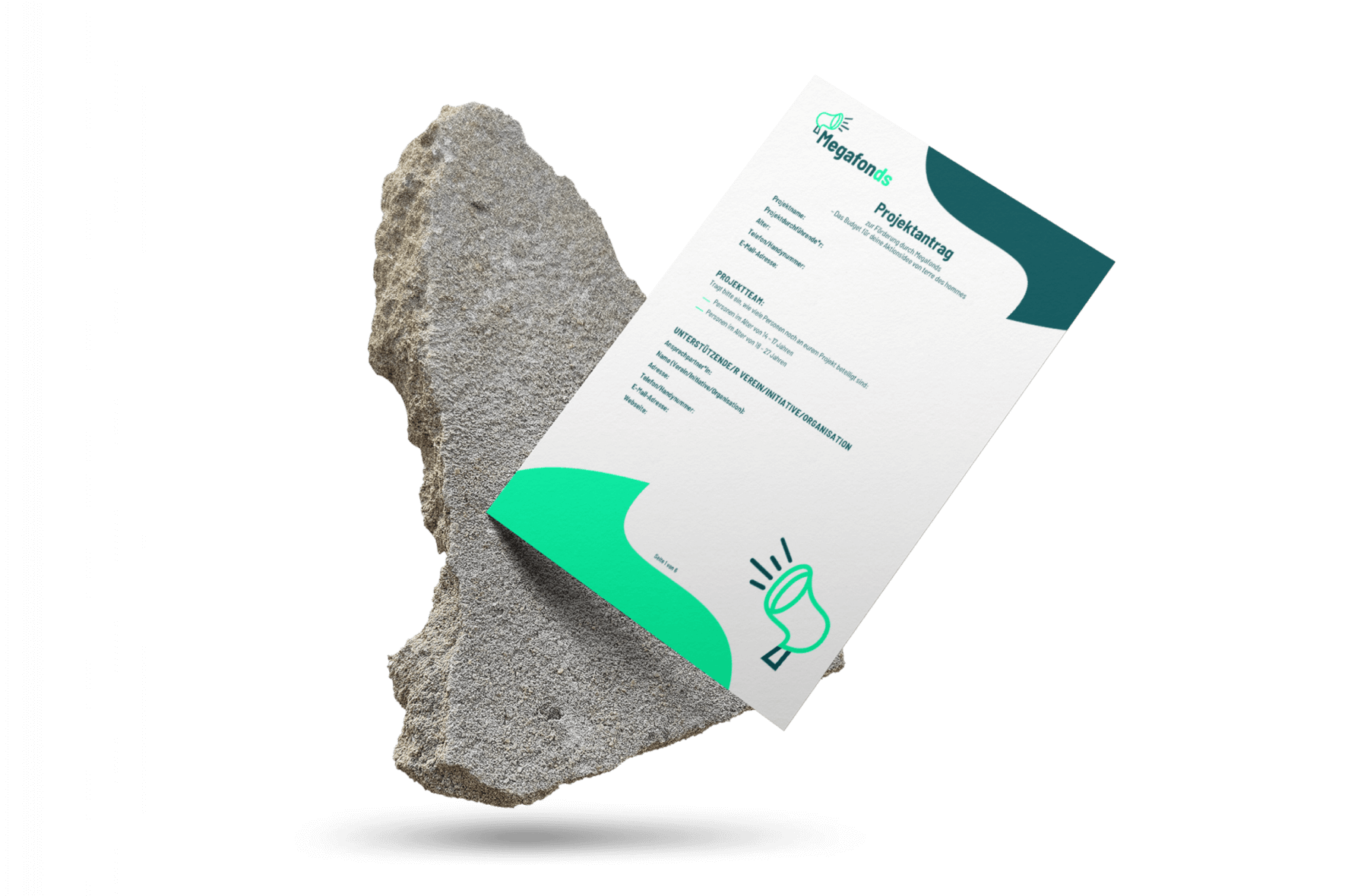 Sprechblasen-Megafonds-Branding Sprechblasen-Megafonds-Branding