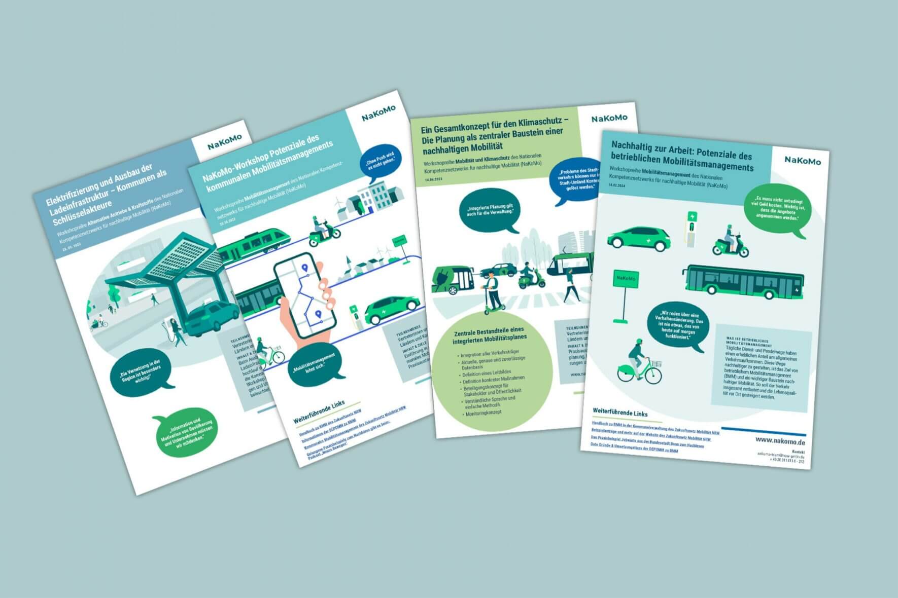 Vorschau-Bild: Onepager für NaKoMo – Nationales Kompetenznetzwerk für nachhaltige Mobilität