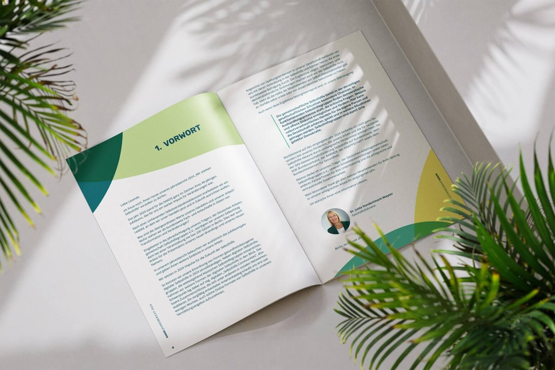 Vorschau-Bild: Gestaltung eines Jahresberichts für die NAKOS