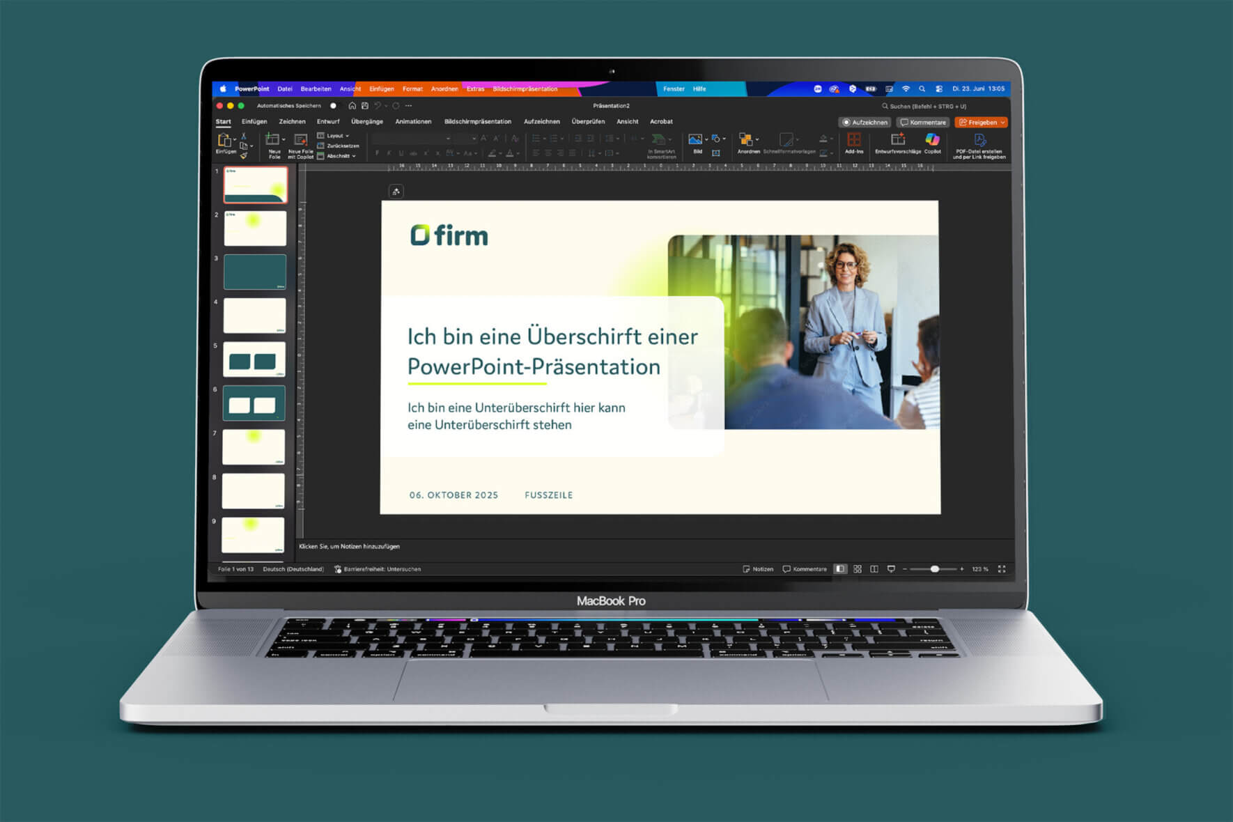 Corporate-Design-PowerPoint-Vorlage-firm-1
